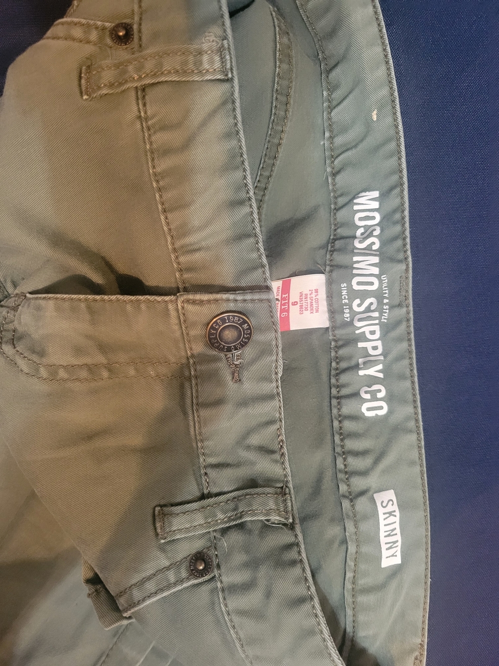 Mossimo Supply Co. Women's Skinny Jeans in Olive